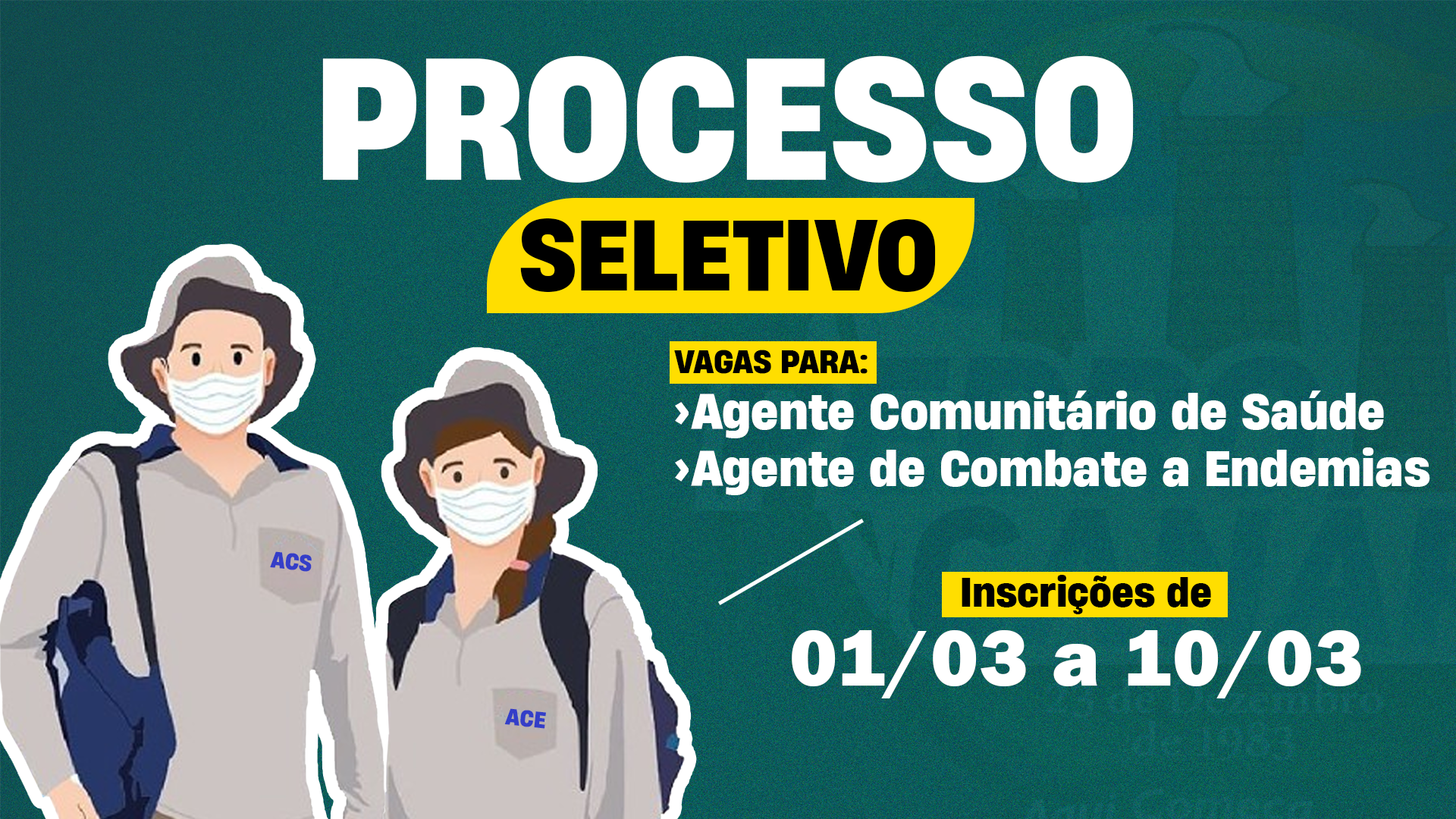 Prefeitura de Pedro Canário abre processo seletivo para contratação na área de Saúde