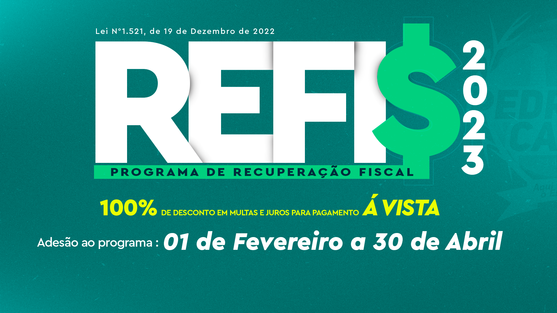 Prefeitura lança Refis com desconto de até 100% em Pedro Canário
