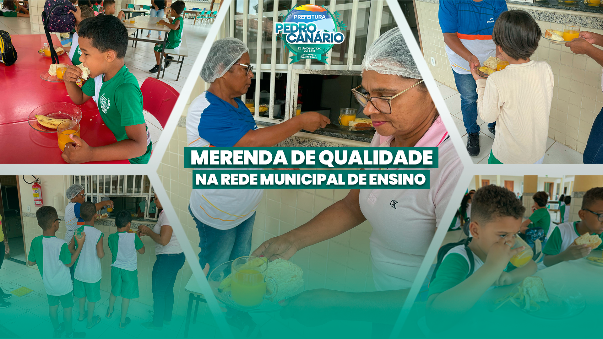 Merenda de qualidade nas escolas de Pedro Canário