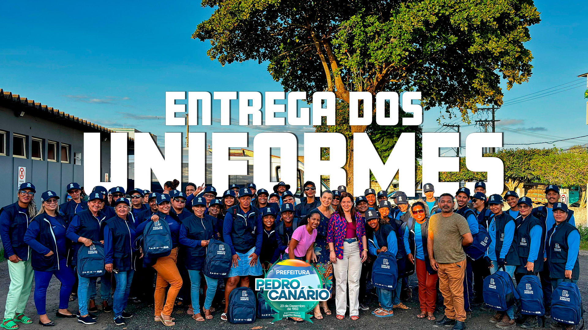 Secretaria de Saúde entrega kits para agentes de saúde e endemias Pedro Canário