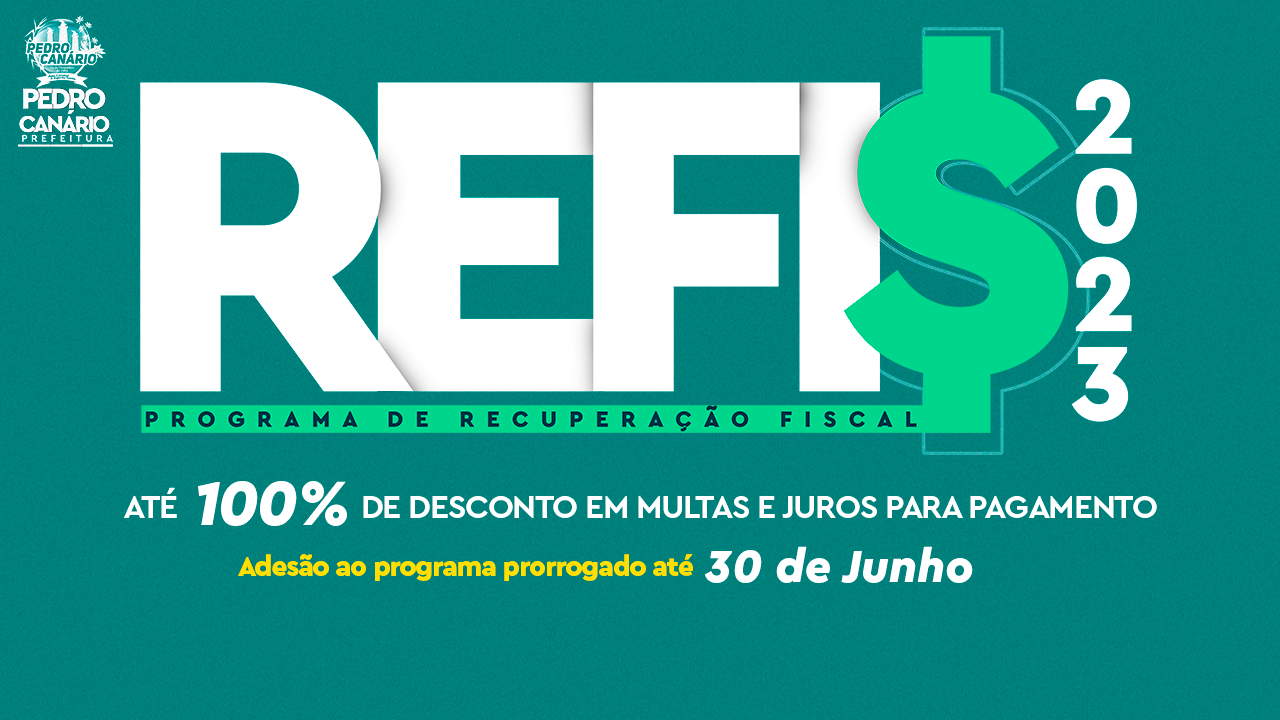Refis com desconto de até 100% em Pedro Canário