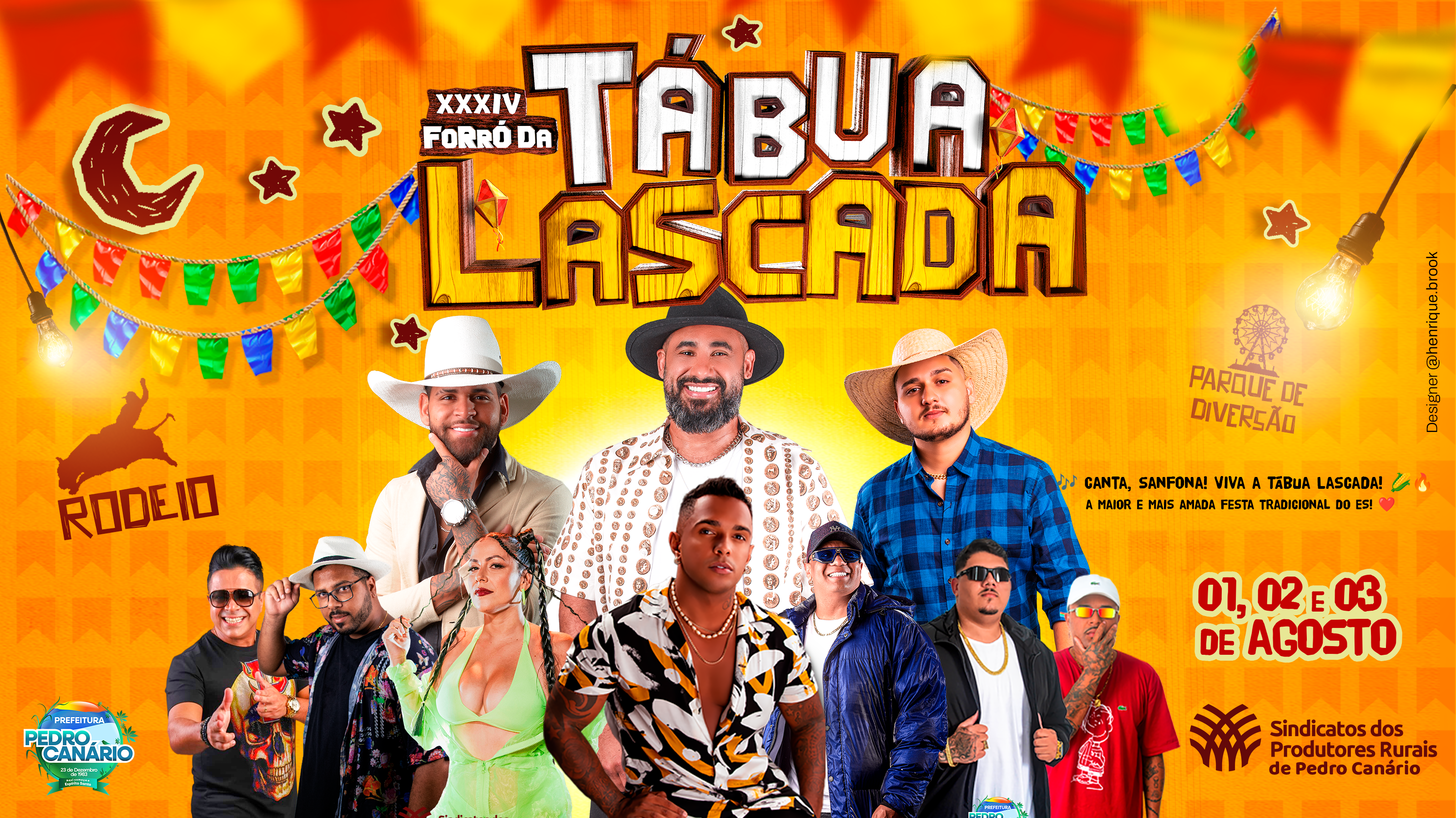 Pedro Canário divulga programação oficial do XXXIV Forró da Tábua Lascada
