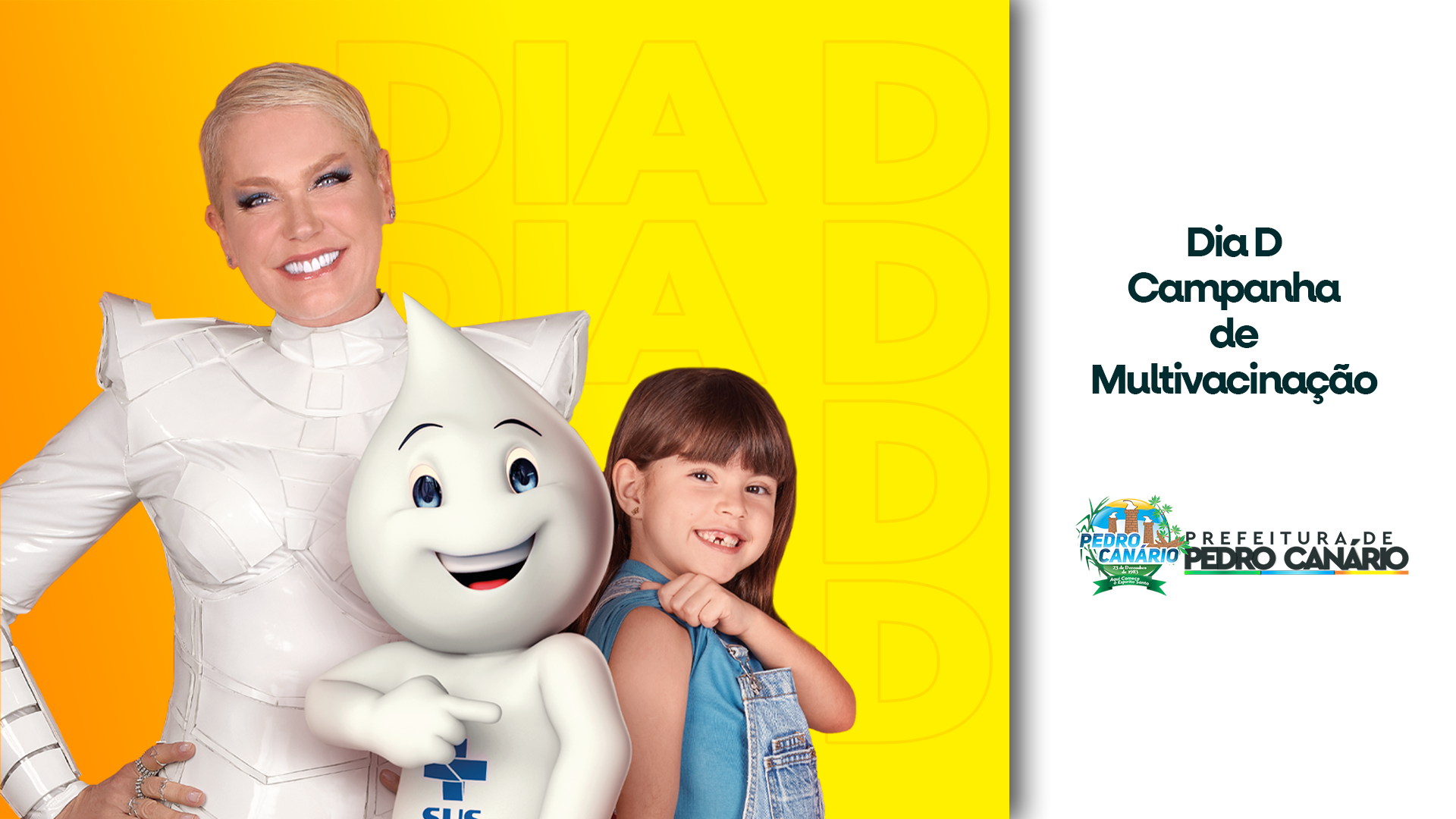 NOTÍCIA: Sábado é Dia D da campanha de multivacinação em Pedro Canário