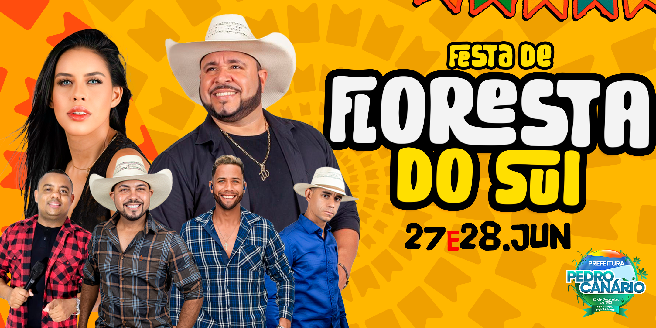Tradição e forró: Festa de Floresta do Sul agita Pedro Canário neste fim de semana